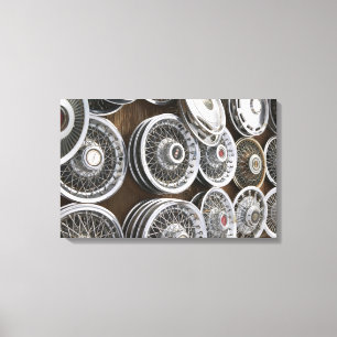 Impressão Em Tela EUA, Novo México, Prewitt: Auto Hubcaps / Rt. 66