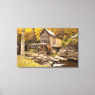 Impressão Em Tela EUA, Virgínia Ocidental, Clifftop. Babcock State 2