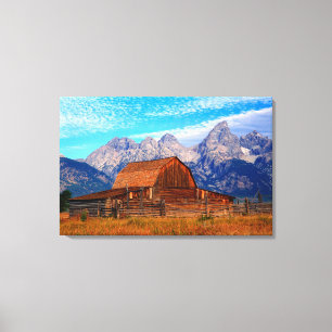 Impressão Em Tela EUA, Wyoming, Parque Nacional Grand Teton.