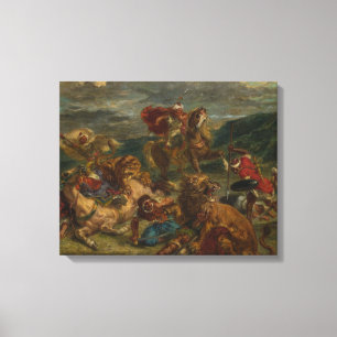 Impressão Em Tela Eugene Delacroix - Leão Hunt