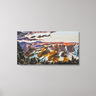 Impressão Em Tela Eugene VON GUÉRard - Monte Townsend (Modificado)