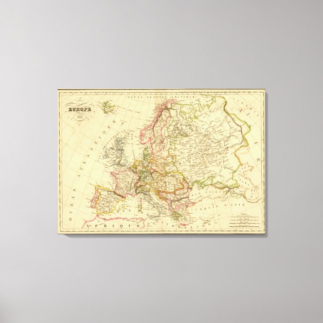 Impressão Em Tela Europa 10 (Frente)