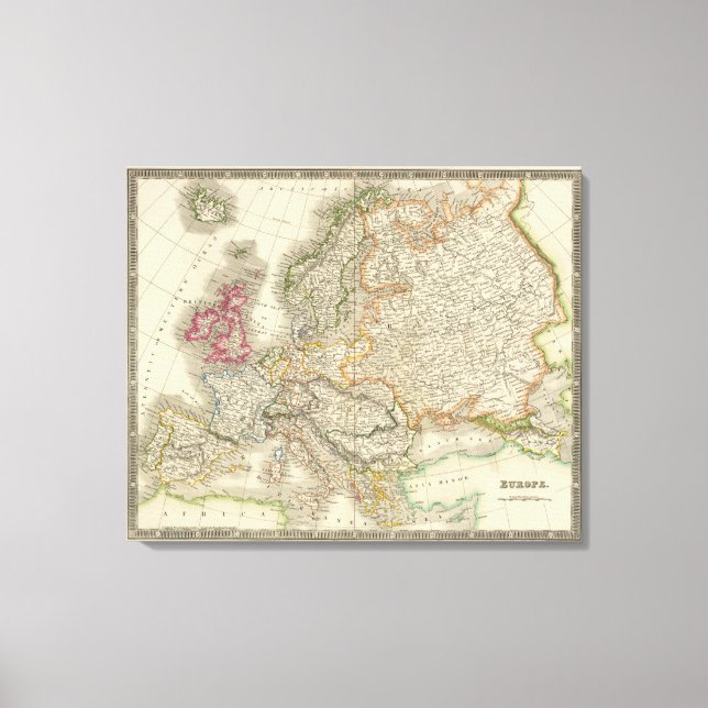 Impressão Em Tela Europa 10 (Frente)