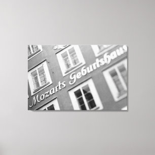 Impressão Em Tela Europa, Áustria, Salzburgo. Local de nascimento de