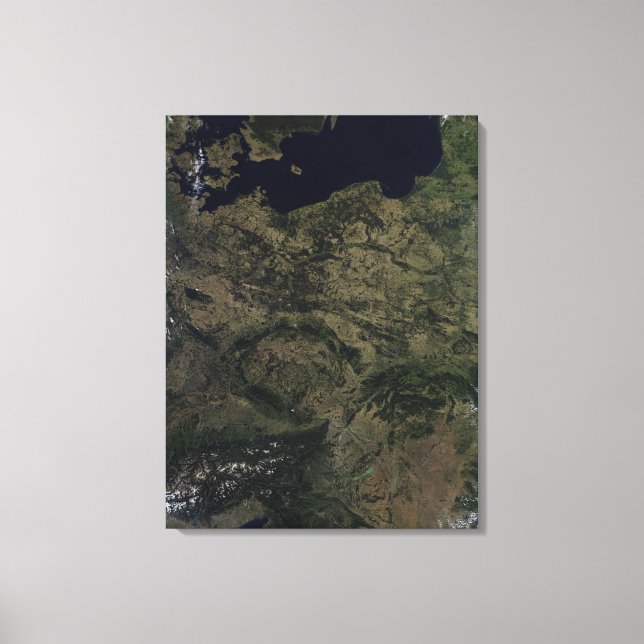 Impressão Em Tela Europa Central (Frente)