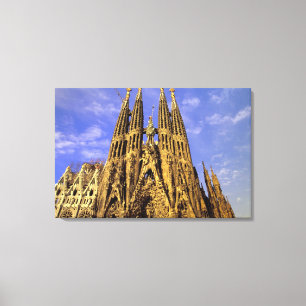 Impressão Em Tela Europa, Espanha, Barcelona, Sagrada Familia