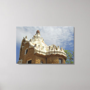 Impressão Em Tela Europa, Espanha, Catalunha, Barcelona. Parque Guel