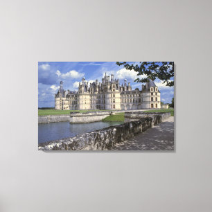 Impressão Em Tela Europa, França, Chambord. Imponente Castelo