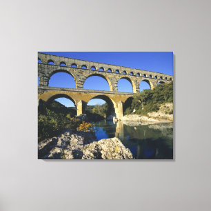 Impressão Em Tela Europa, França, Pont du Gard. Pont du Gard,