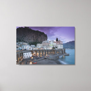 Impressão Em Tela Europa, Itália, Campania (Costa Amalfitana) Atrani