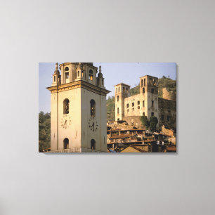 Impressão Em Tela Europa, Itália, Ligúria, Dolceacqua: Riviera di