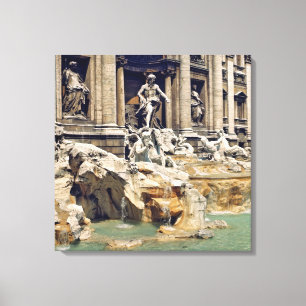 Impressão Em Tela Europa, Itália, Roma. As moedas enfiam a parte inf