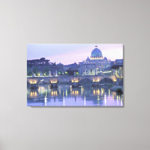 Impressão Em Tela Europa, Itália, Roma, O Vaticano. St. Peter's &