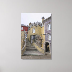 Impressão Em Tela Europa, Portugal, Sintra. A Pena Nacional 2