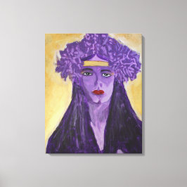 Impressão Em Tela Evelyn Crowned