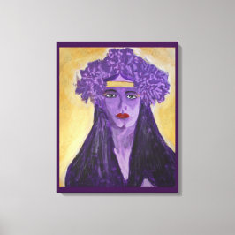 Impressão Em Tela Evelyn Crowned