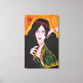 Impressão Em Tela Evelyn Plays