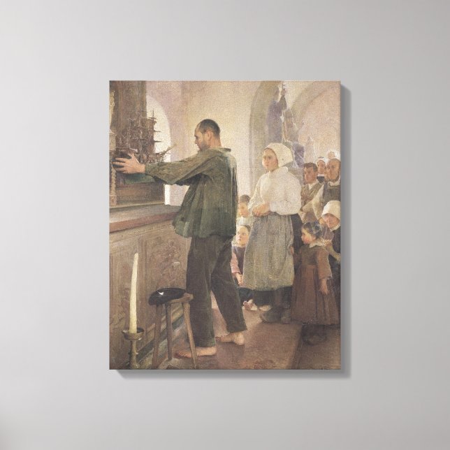 Impressão Em Tela Ex Voto, 1898 (Frente)