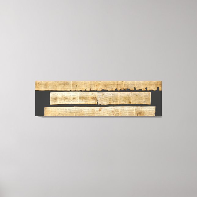 Impressão Em Tela Excelente Isaiah Scroll Morto Sea Scrolls 1QIsaa (Frente)