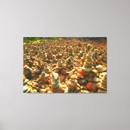 Impressão Em Tela EXCELENTE OCEAN STONES 32x48