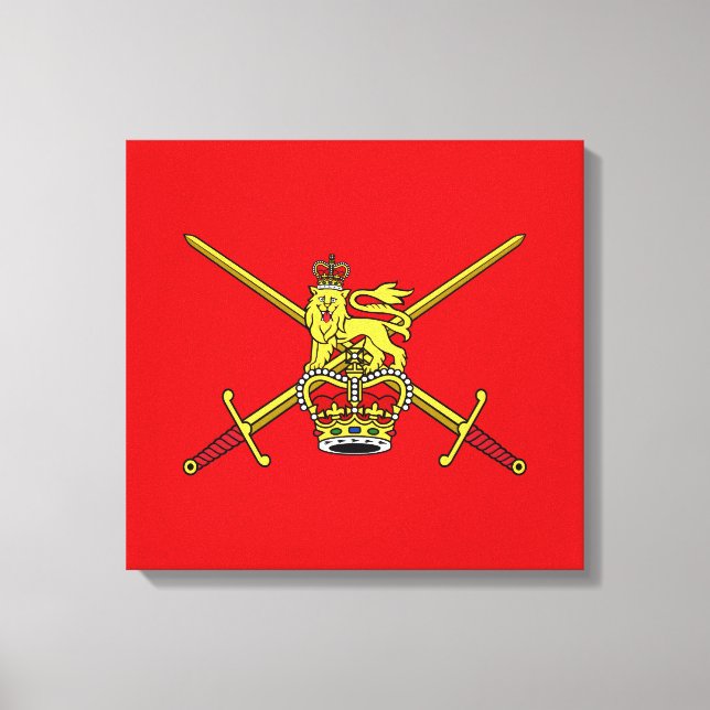 Impressão Em Tela Exército Britânico (Militar do Reino Unido) (Frente)