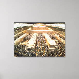 Impressão Em Tela Exército do Terracotta, dinastia de Qin, 210 BC