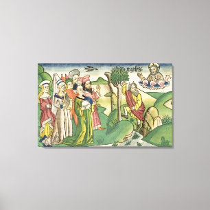 Impressão Em Tela Êxodo 15 1-19 a canção de Moses, 'do Nuremb