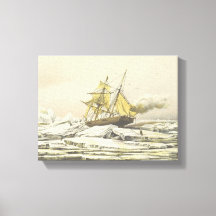 Expedição do Navio Ártico Franklin Litografia