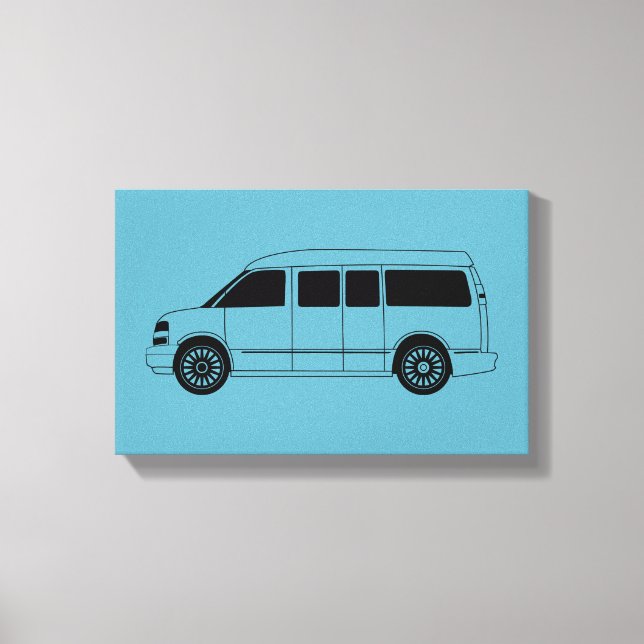 Impressão Em Tela explorador campervan (Frente)