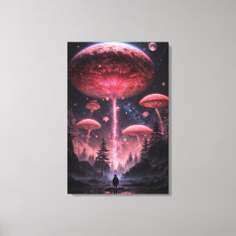 Impressão Em Tela "Explorador Celestial: Viagem além do desconhecido