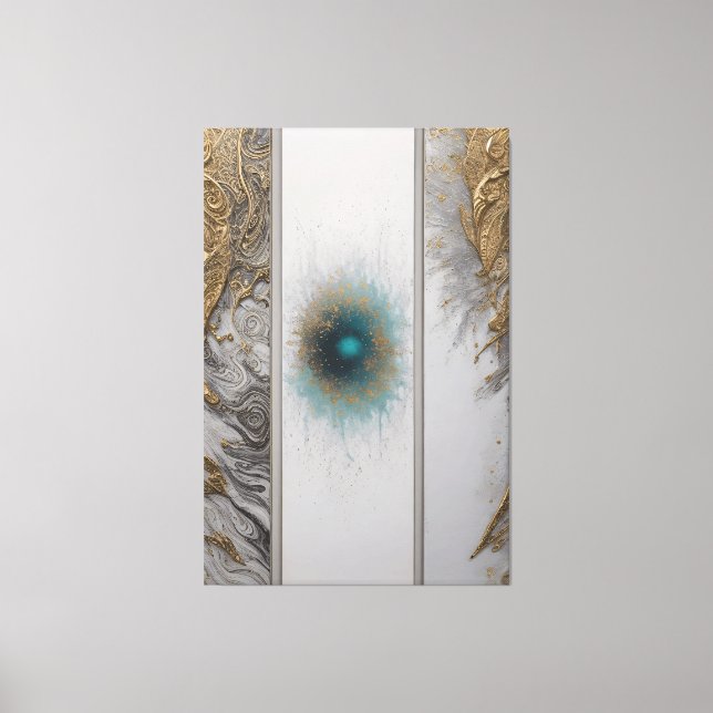 Impressão Em Tela Exploring Abstracts (Frente)