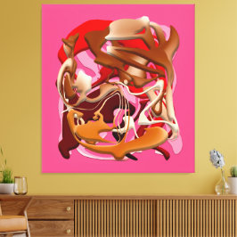 Impressão Em Tela Explosion of Frozen Flavors