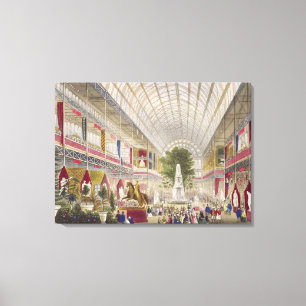 Impressão Em Tela Exposição de excelentes, 1851: South Transept, de