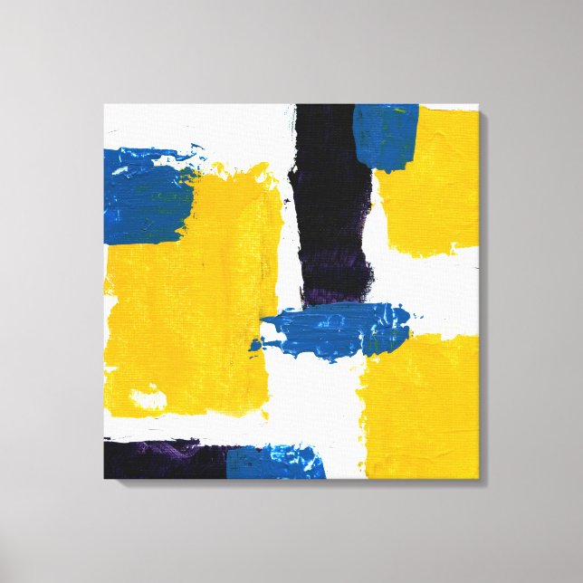 Impressão Em Tela Expressão abstrato nº 2 por Michael Moffa (Frente)