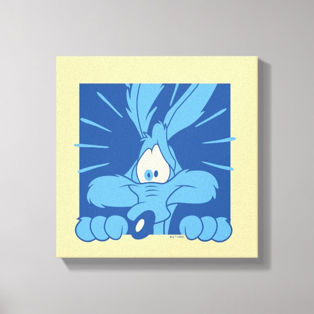Impressão Em Tela Expressão de Choque do WILE E. COYOTE™ (Frente)