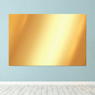 Impressão Em Tela Extra Grande Carregue Sua Foto em Fundo Dourado