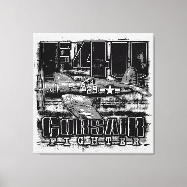 IMPRESSÃO EM TELA F4U CORSAIR (Frente)