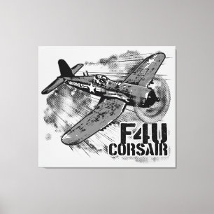 IMPRESSÃO EM TELA F4U CORSAIR