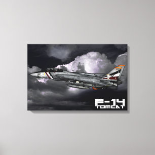 Impressão Em Tela F-14 Tomcat