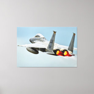 Impressão Em Tela F-15C EAGLE 40x60