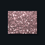 Impressão Em Tela Faaux Glitter Sparkles de rosa Dourado<br><div class="desc">Glitter grande rosa de ouro brilhante falso. NOTA: Estes são gráficos impressos planos - sem peças levantadas.</div>