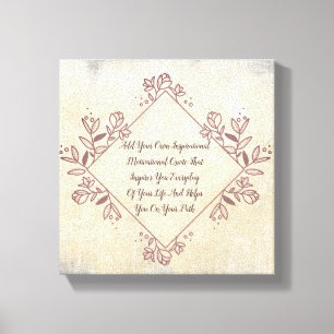 Impressão Em Tela Faça a sua própria cotação motivacional personaliz