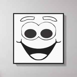 IMPRESSÃO EM TELA FACE FELIZ