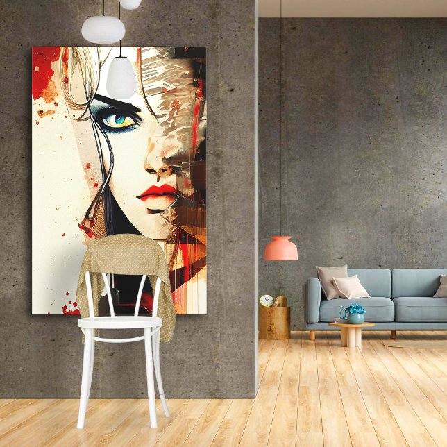 Impressão Em Tela Faces - 002 (Criador carregado)