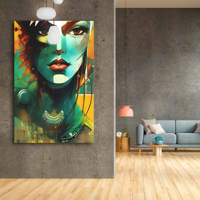 Impressão Em Tela Faces - 005 (Criador carregado)