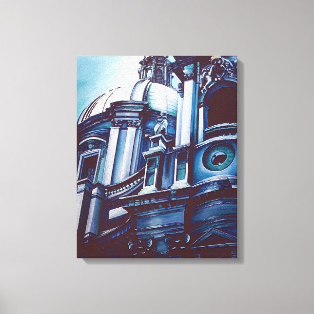 Impressão Em Tela Fachada de Borromini (Frente)