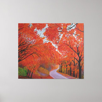 Impressão Em Tela Fall Maple Daejeon Coreia