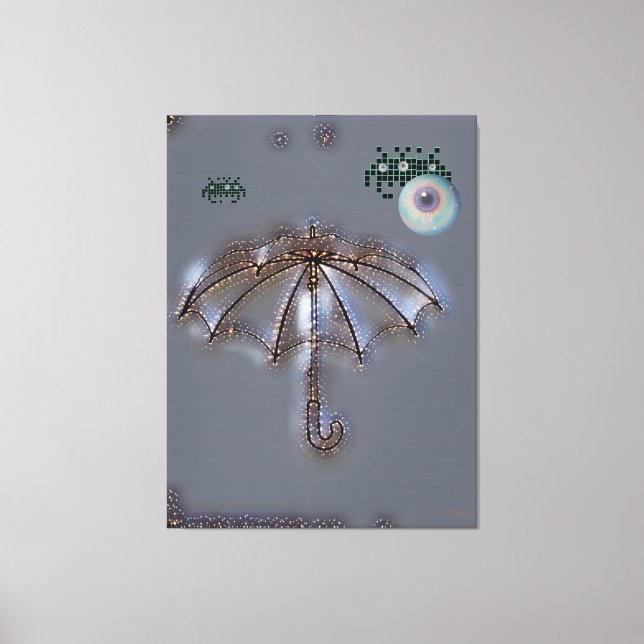 Impressão Em Tela Falling Magic (Frente)