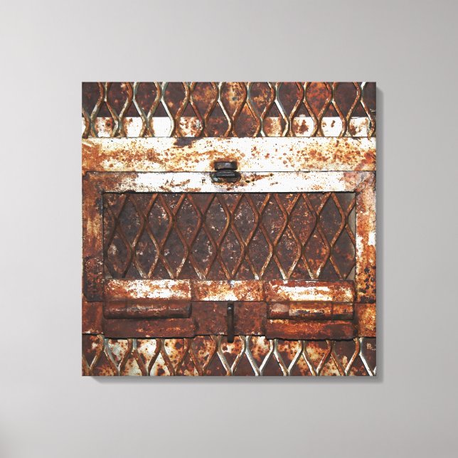 Impressão Em Tela Falln Rusted Window (Frente)