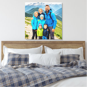 Impressão Em Tela Família de Fotografias Personalizada 1